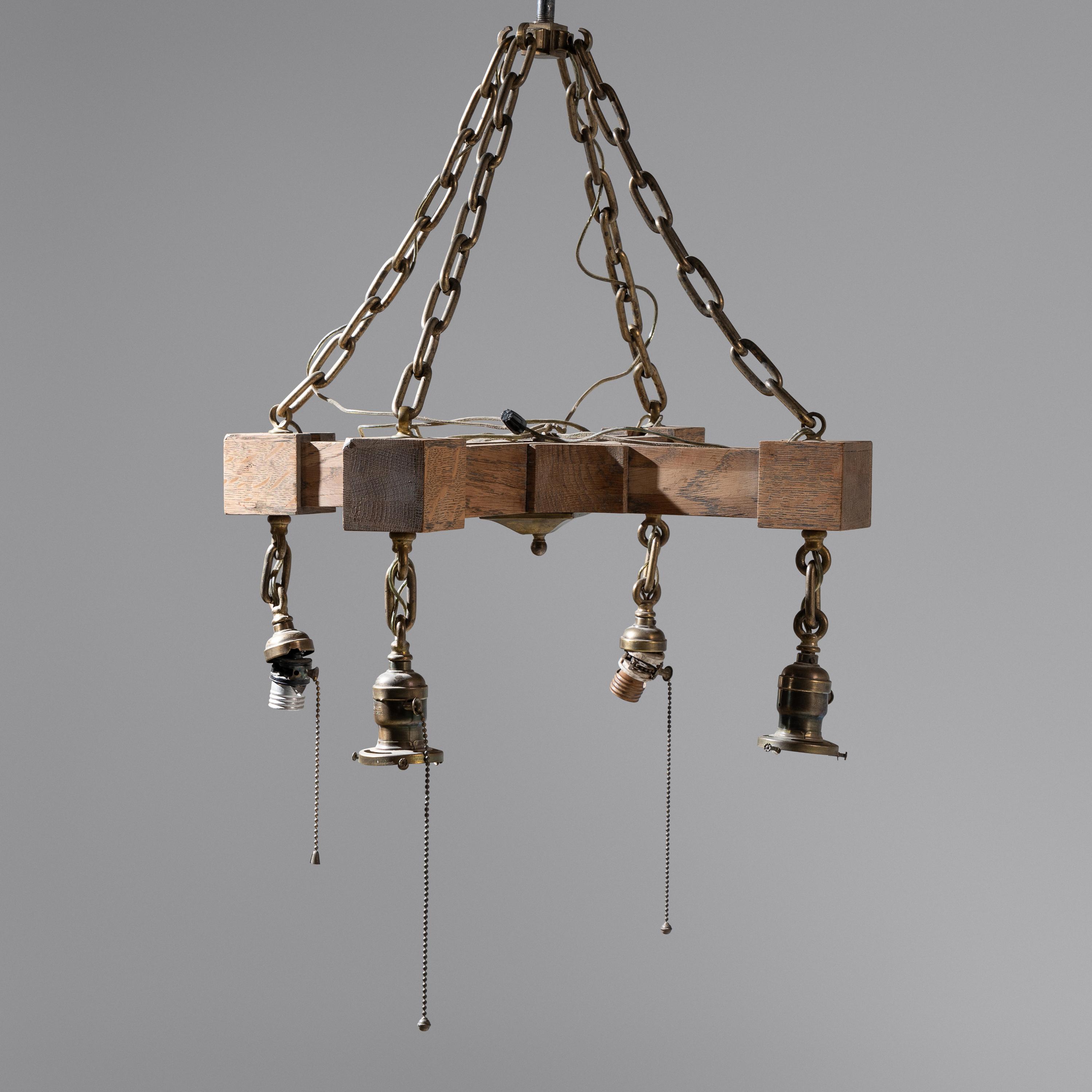 Collection of hanging light fixtures, three