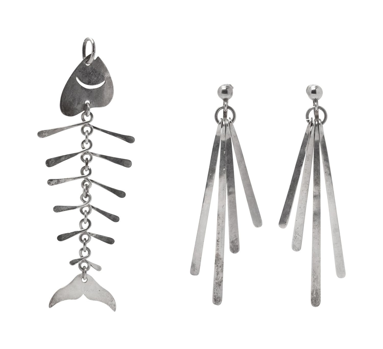 A Collection of Sterling Silver Jewelry,