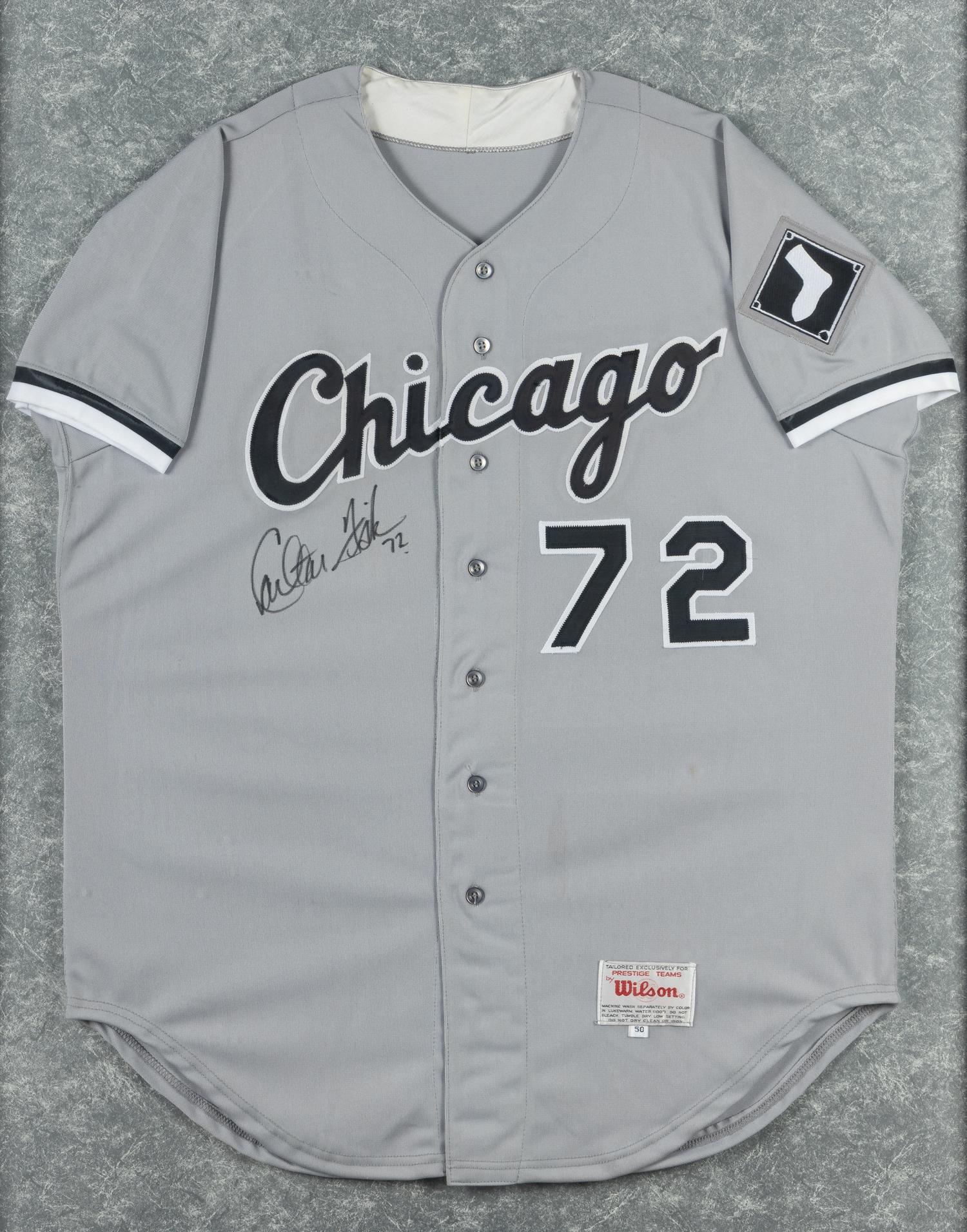 A Carlton Fisk Signed Autograph 1992-93 Chicago White Sox Authentic Professional Model Jersey (MEARS LOA),