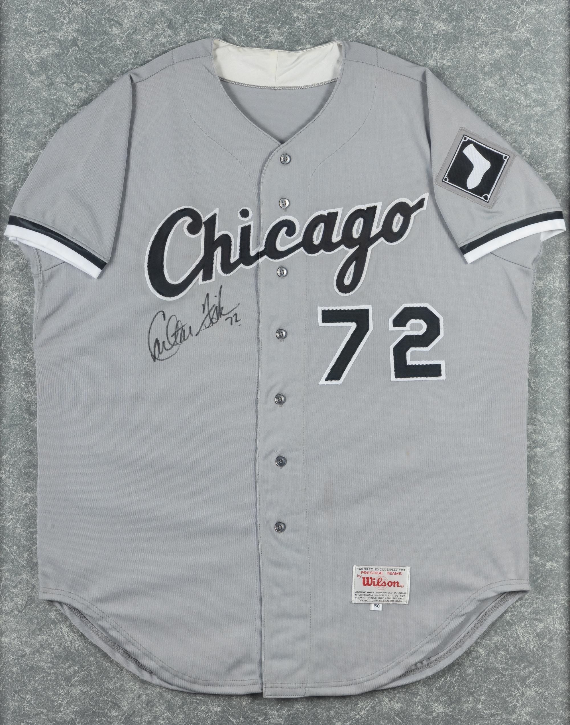 A Carlton Fisk Signed Autograph 1992-93 Chicago White Sox Authentic Professional Model Jersey (MEARS LOA),