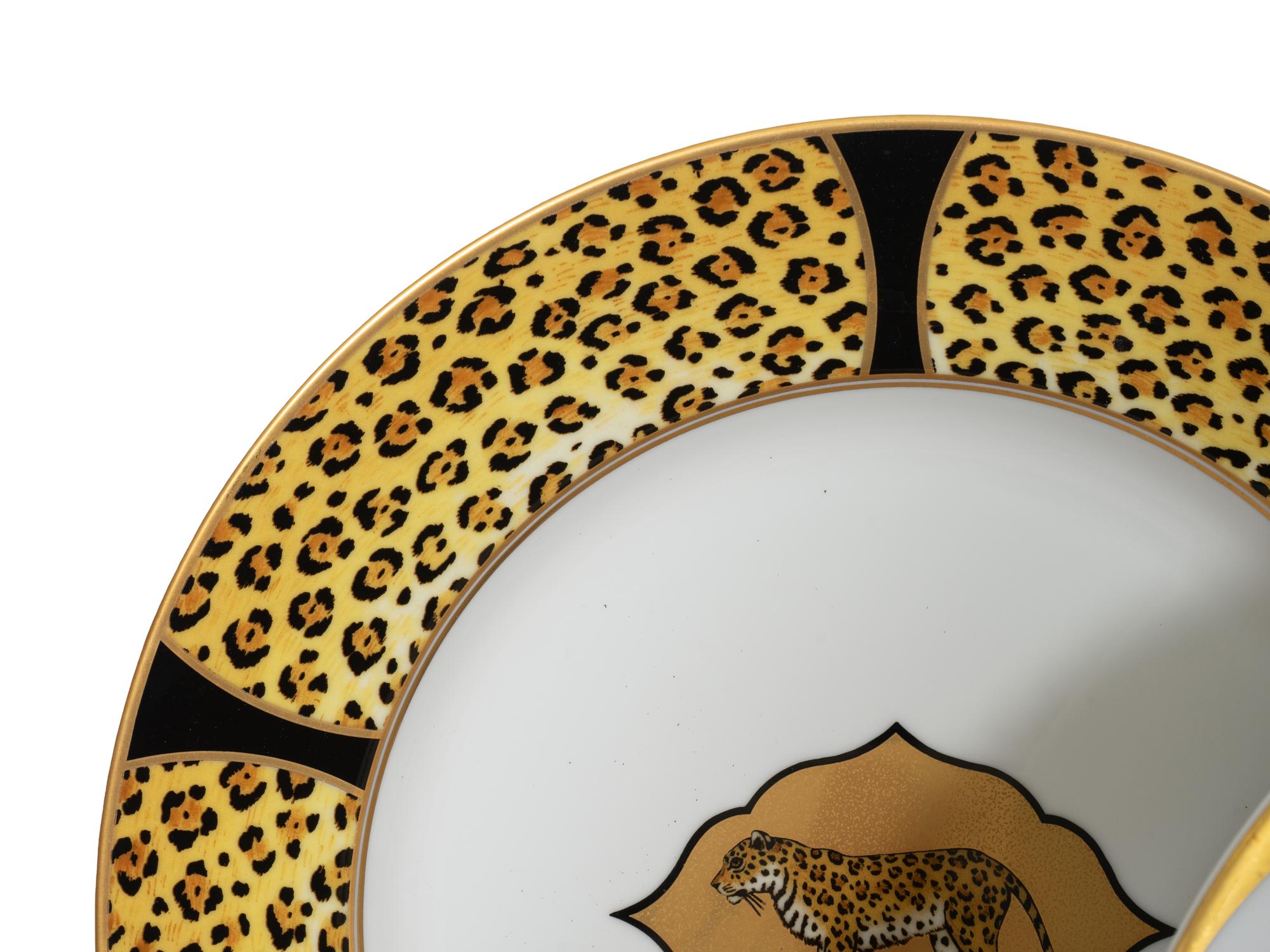 A Lynn Chase Jungle-Themed Porcelain Dinner Service