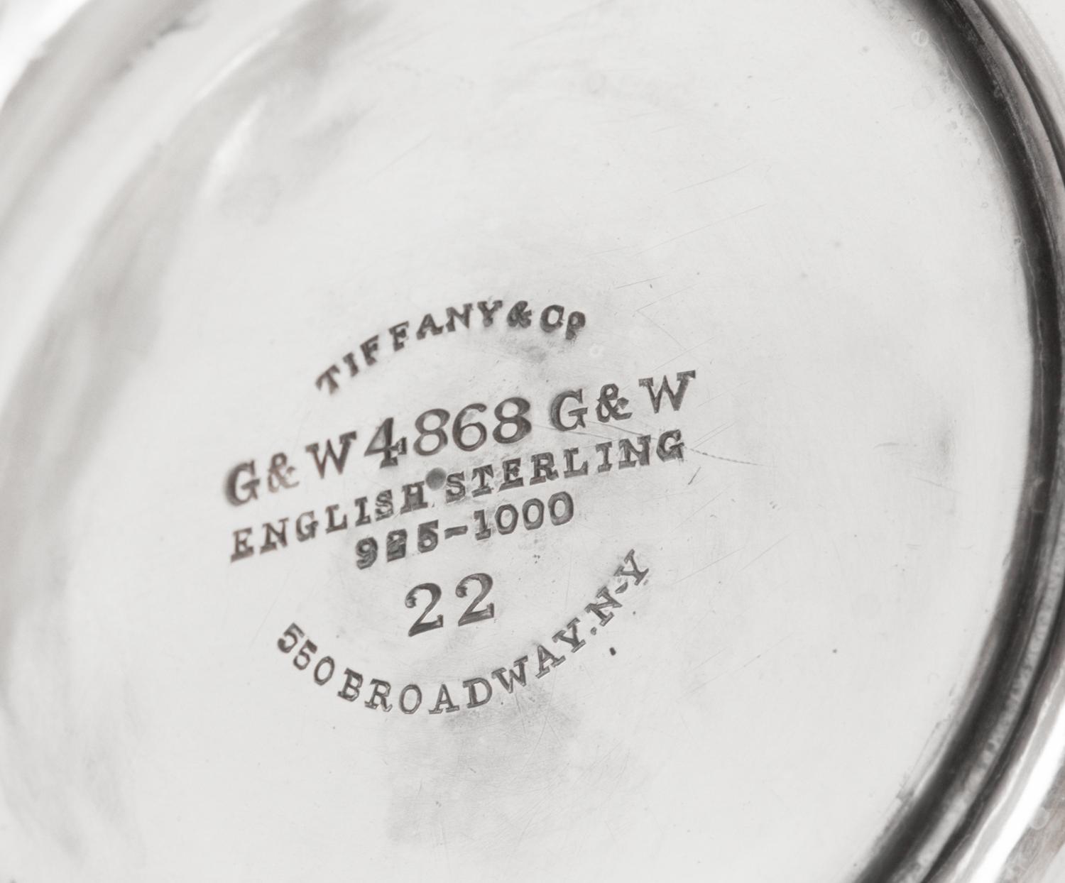 A Rare Grosjean and Woodward for Tiffany and Co. Silver Four-Piece Tea and Coffee Service