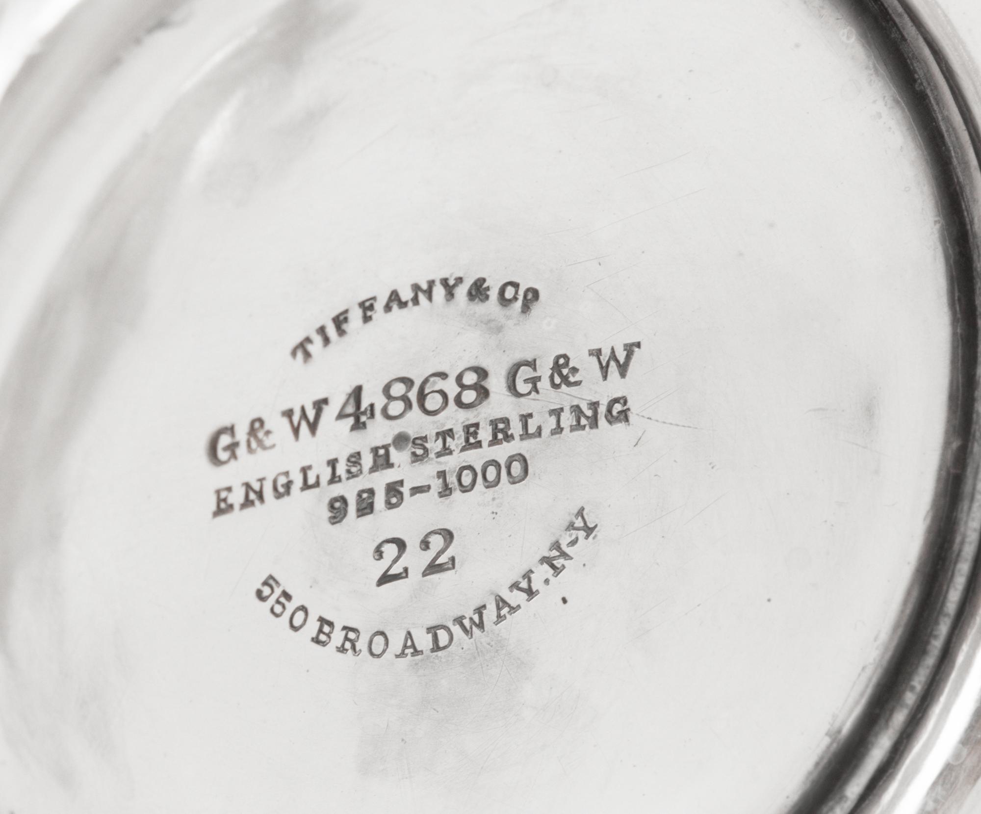 A Rare Grosjean and Woodward for Tiffany and Co. Silver Four-Piece Tea and Coffee Service