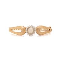 LA TRIOMPH, OPAL AND DIAMOND BANGLE BRACELET