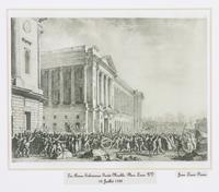 Jean Louis Prieur, (French, 1759-1795), Six works depicting French historical scenes.