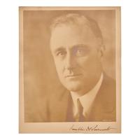 [Presidential] Roosevelt, Franklin D. Signed Portrait