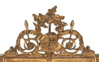 A Louis XVI Style Giltwood Mirror
