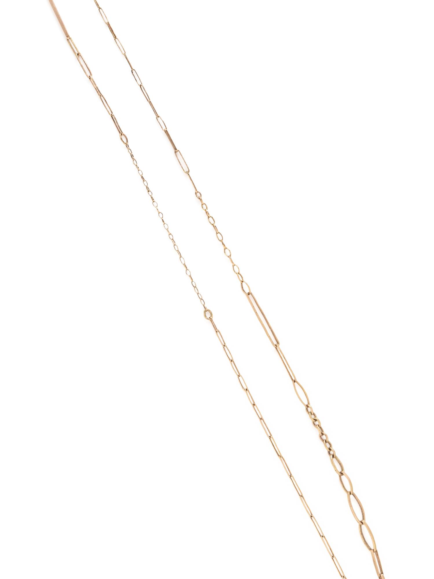 SARAH MACFADDEN, BICOLOR GOLD 'EMPRESS' NECKLACE