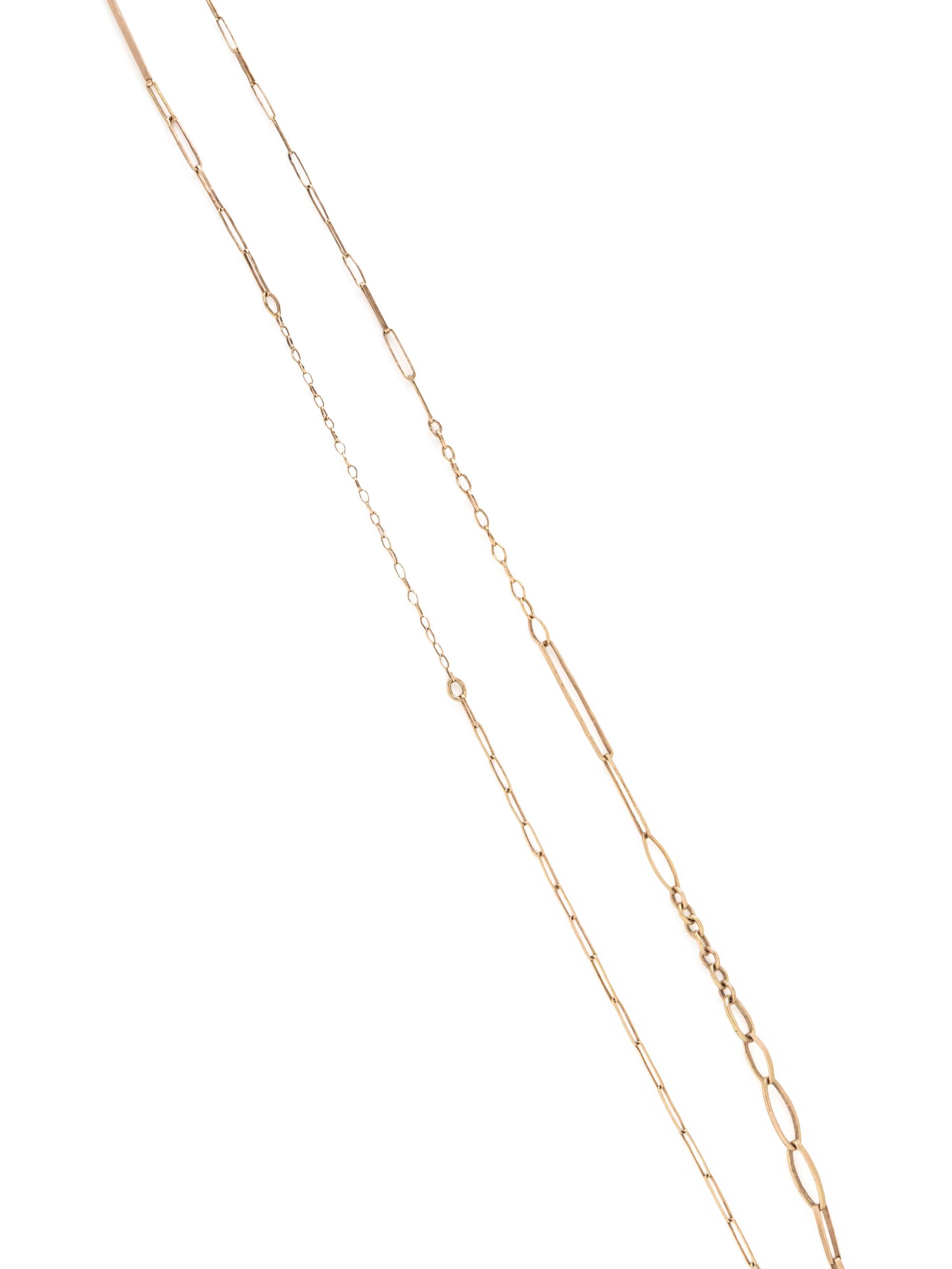 SARAH MACFADDEN, BICOLOR GOLD 'EMPRESS' NECKLACE