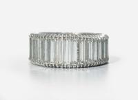 A Platinum and Diamond Eternity Band