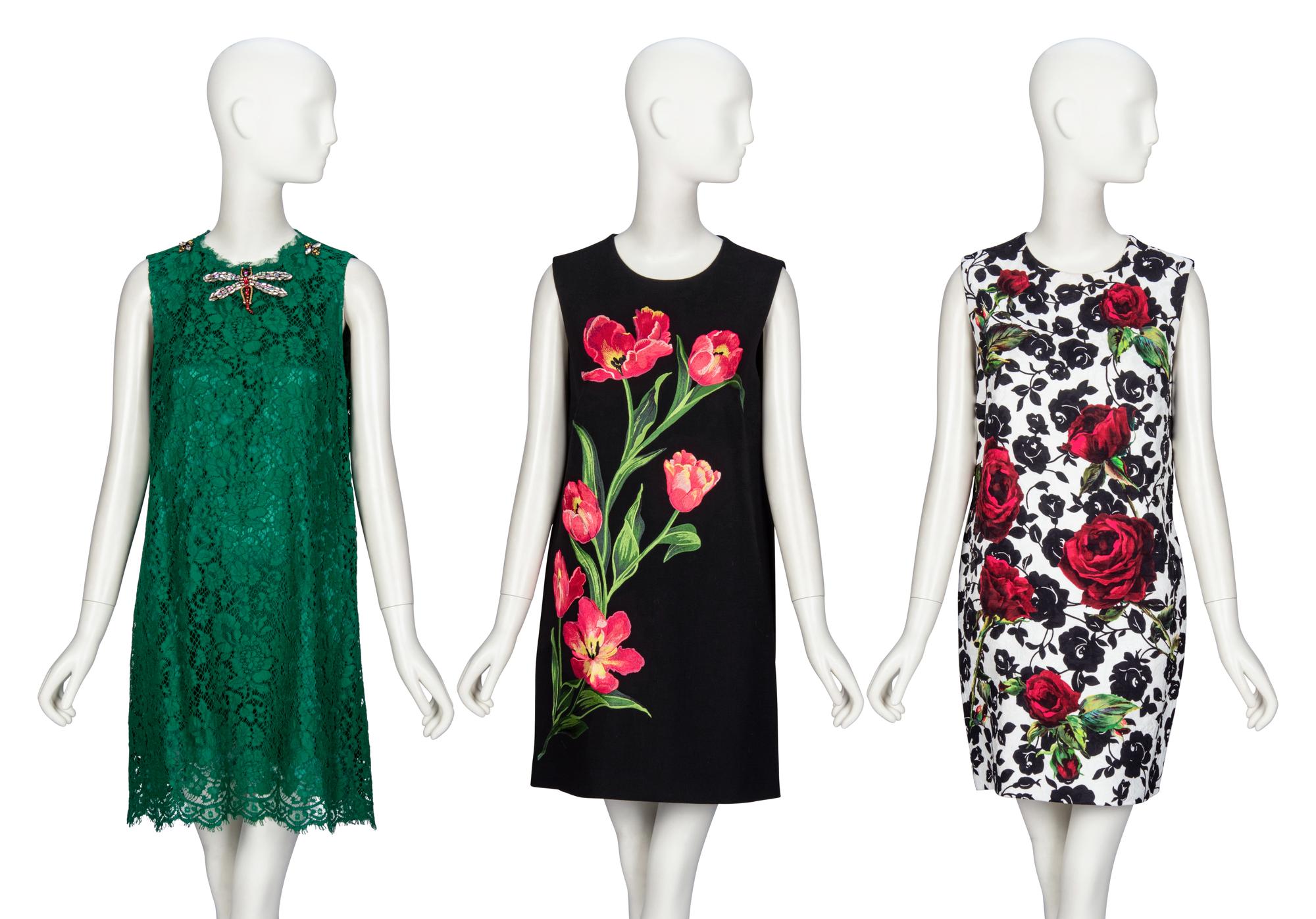 Dolce & Gabbana, Three Shift Dresses
