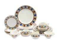 A Collection of Kornilov Bros. Porcelain Dinner Articles