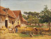 La Vieille Ferme (Cour de Ferme, Picardie) , c. 1890