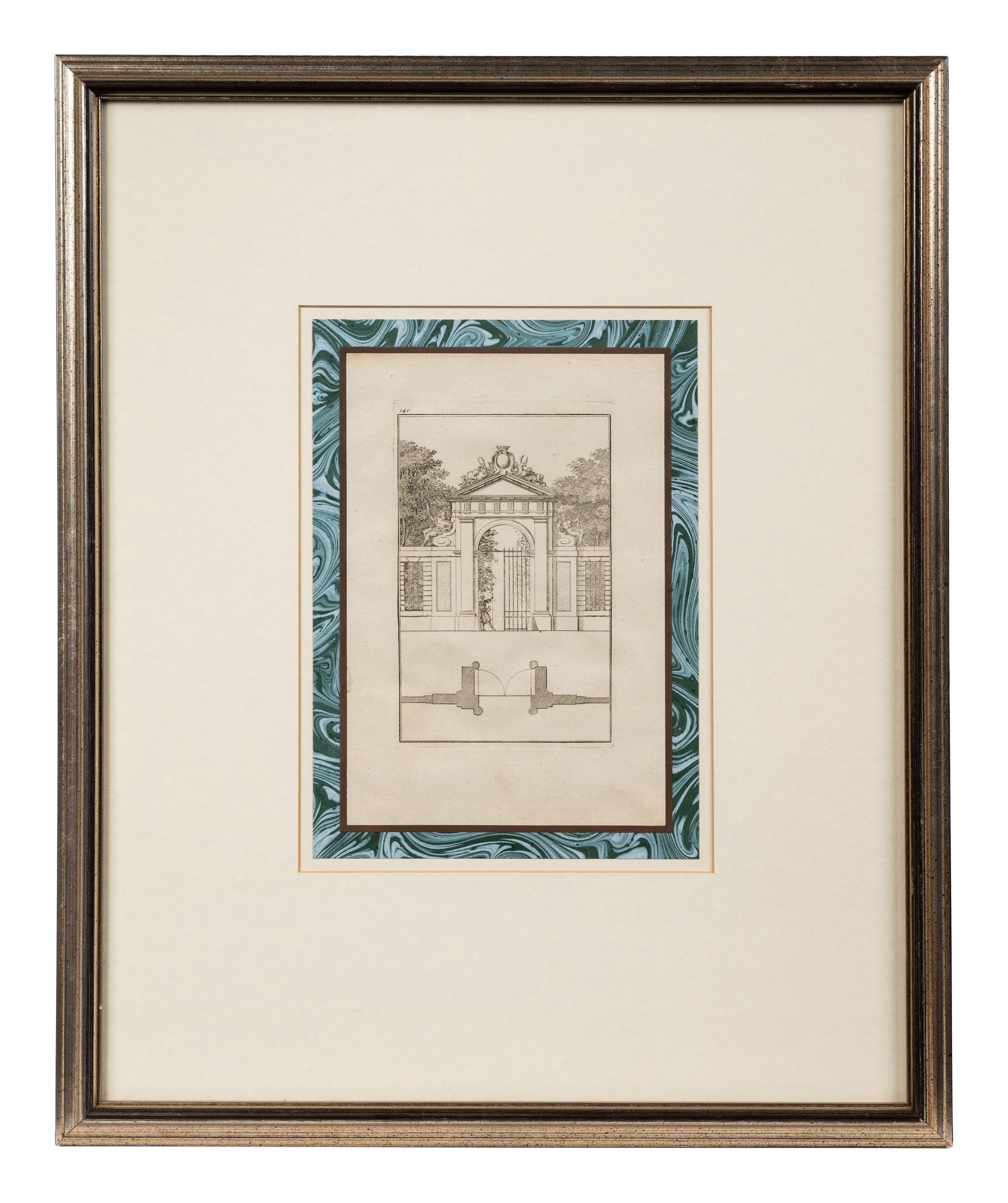 A Pair of French Architectural Engravings