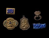 Five Chinese and Nepalese Metal Jewelry