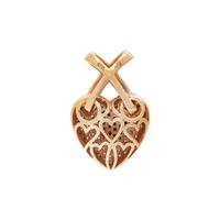DIAMOND, RUBY, AND YELLOW GOLD PENDANT NECKLACE