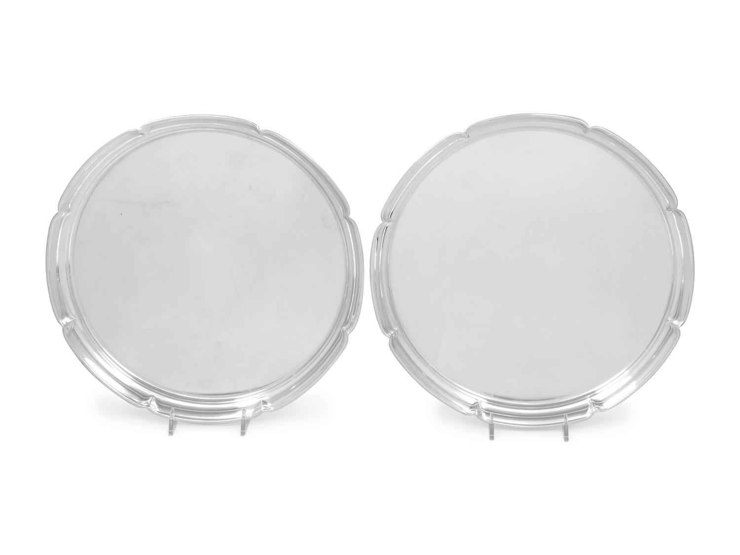 A Pair of Randahl Silver Dishes