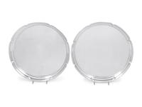 A Pair of Randahl Silver Dishes