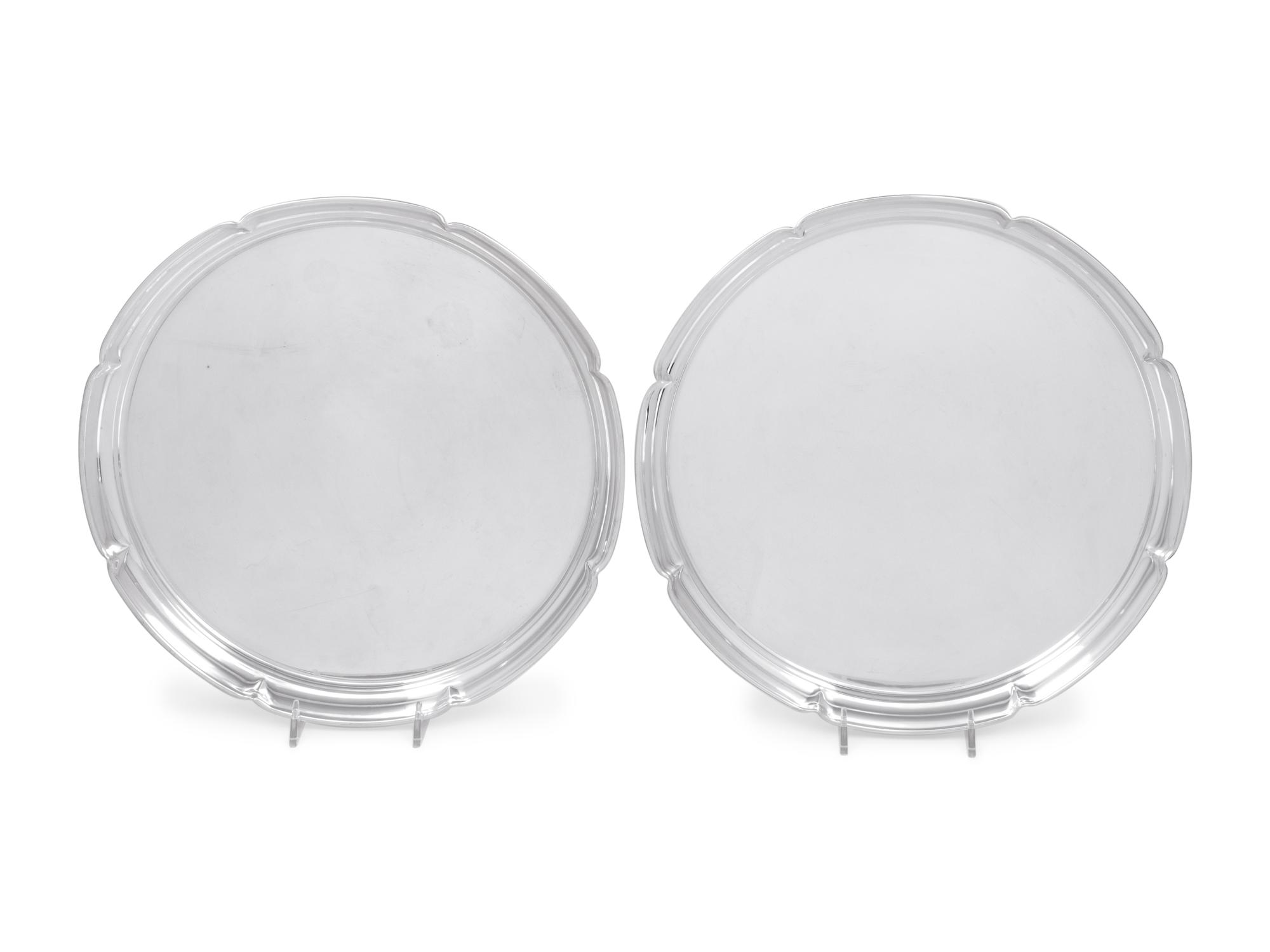 A Pair of Randahl Silver Dishes