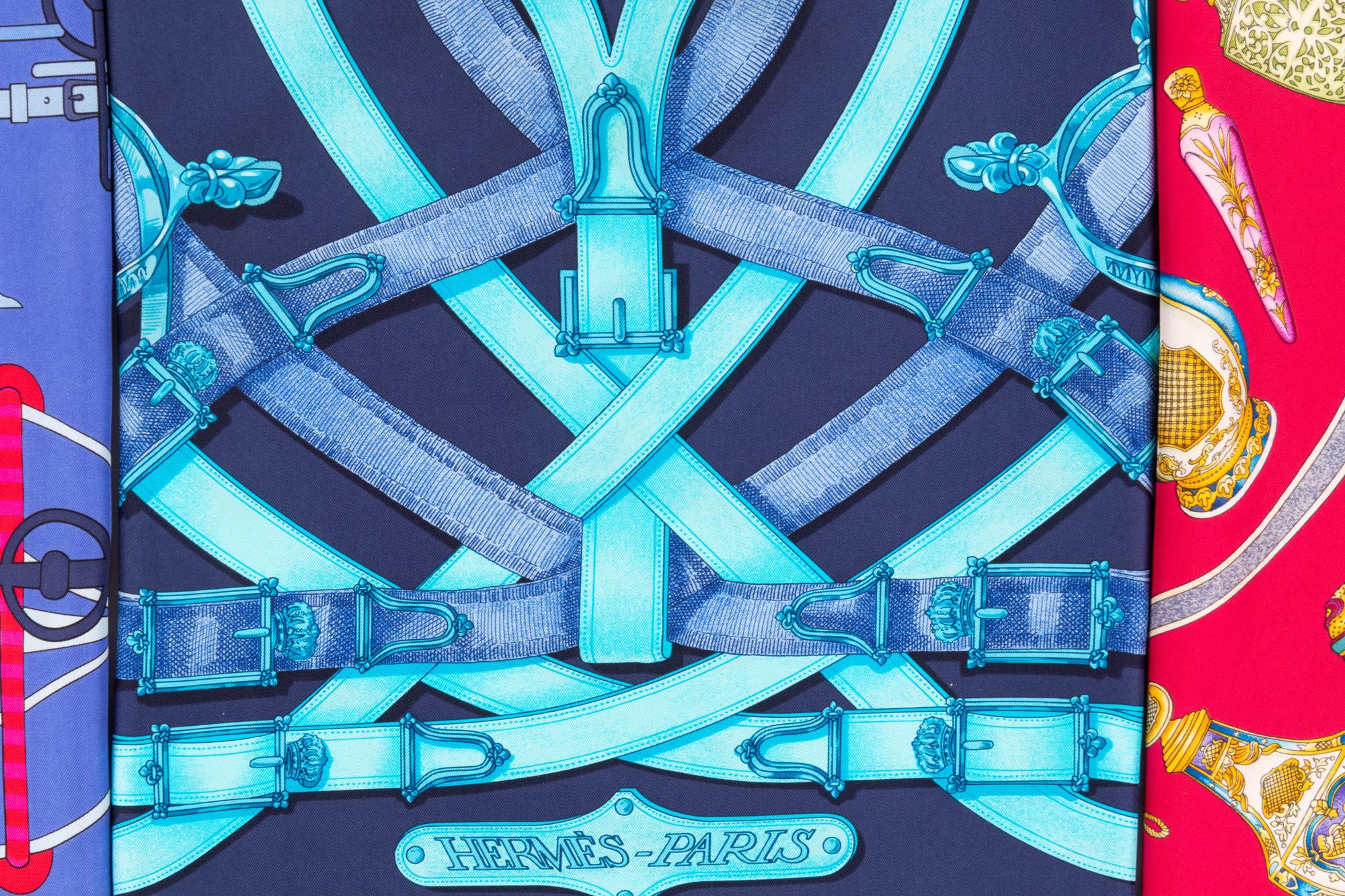 Three Hermès Scarves