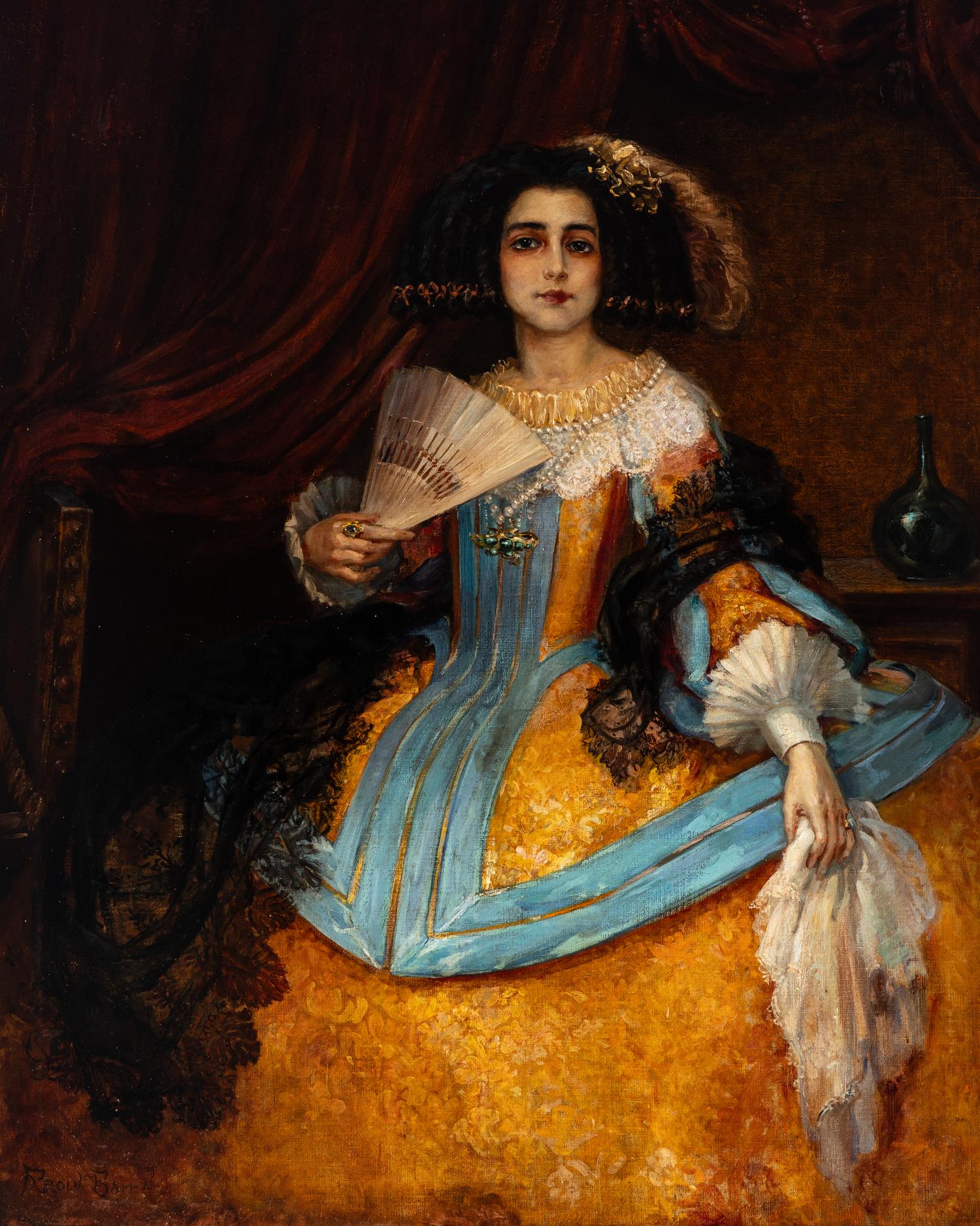 Portrait of a Lady with a Fan