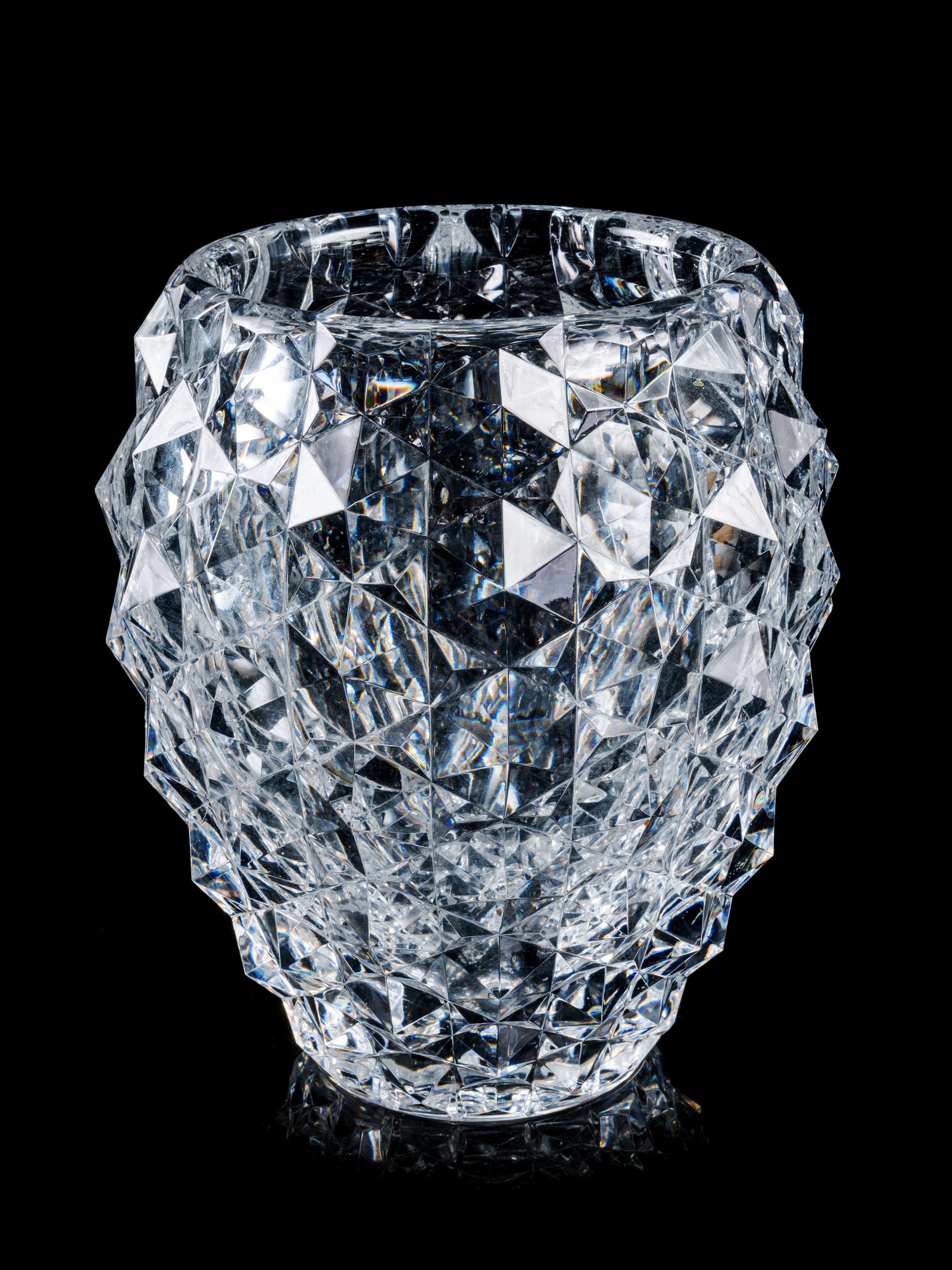 A Val St. Lambert Glass Vase