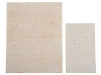 [CIVIL WAR]. Letters of Lewis Moore, Co. B, 1st Pennsylvania Cavalry.