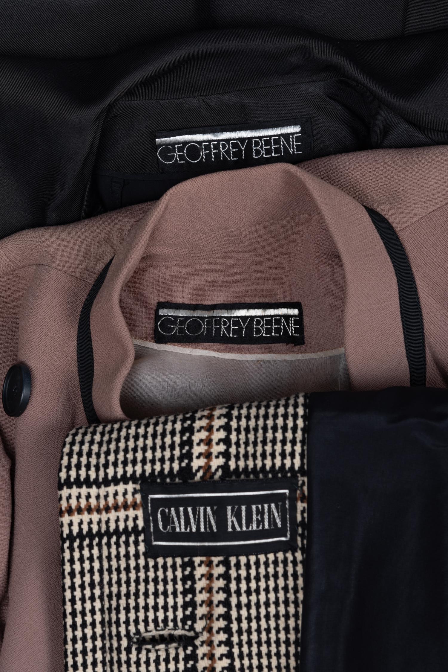 Three Designer Items: Two Geoffrey Beene, One Calvin Klein, 1960-70s