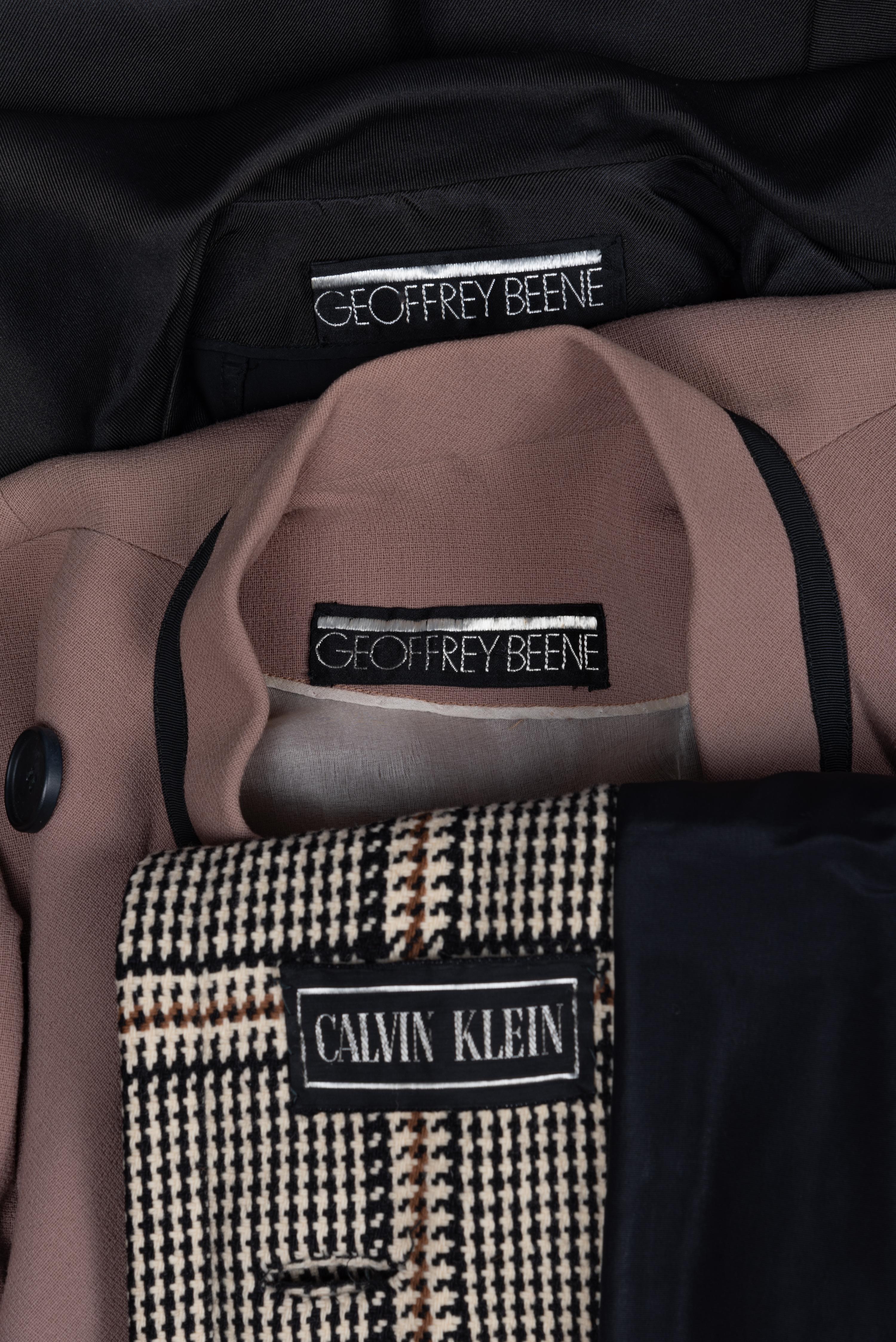 Three Designer Items: Two Geoffrey Beene, One Calvin Klein, 1960-70s