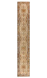 A Tabriz Wool and Silk Runner