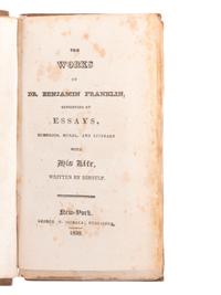 [REVOLUTIONARY WAR & COLONIAL AMERICA]. 6 works involving Founding Fathers & early American history.