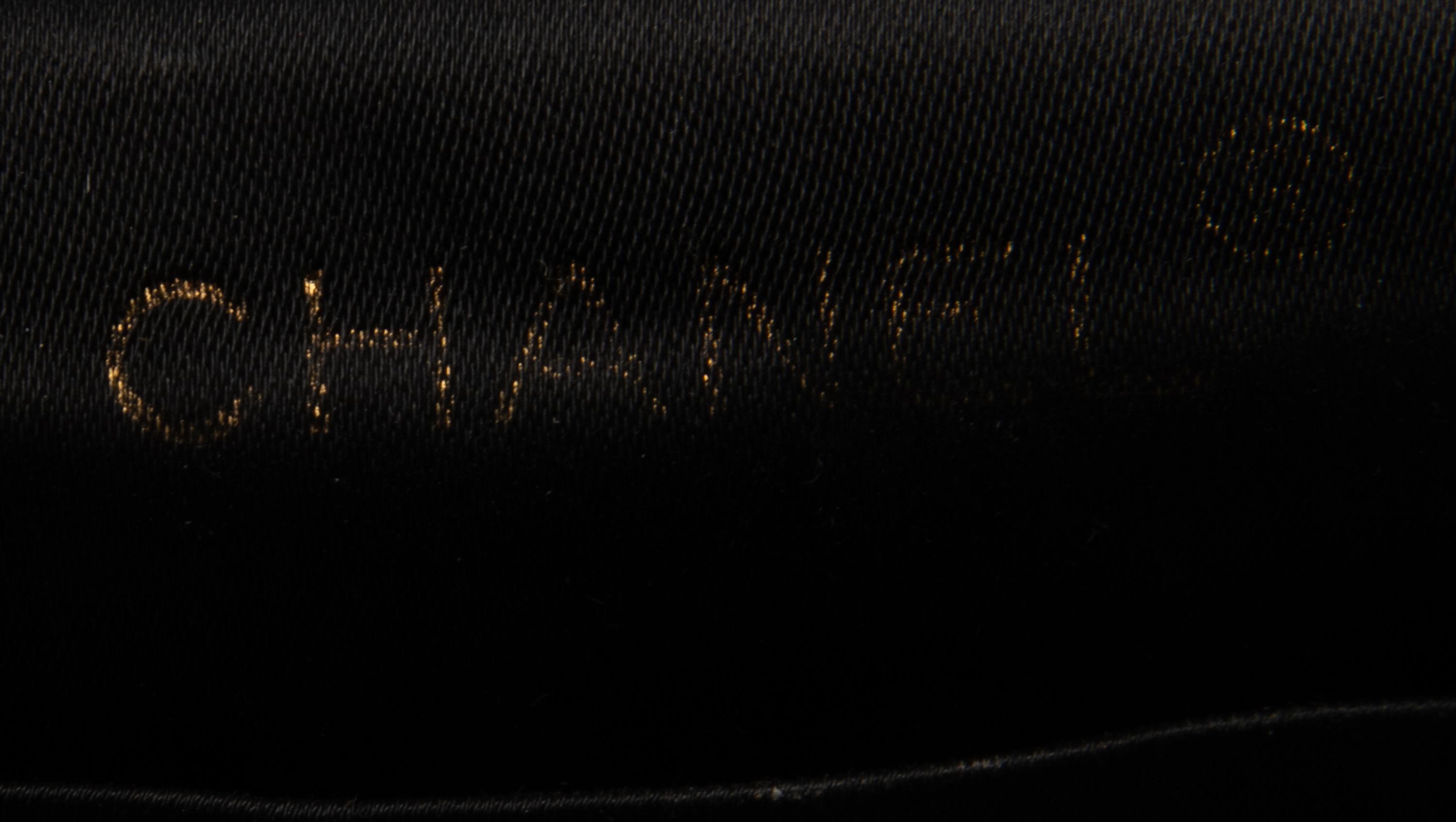 Chanel Black Silk Rounded Flap Bag