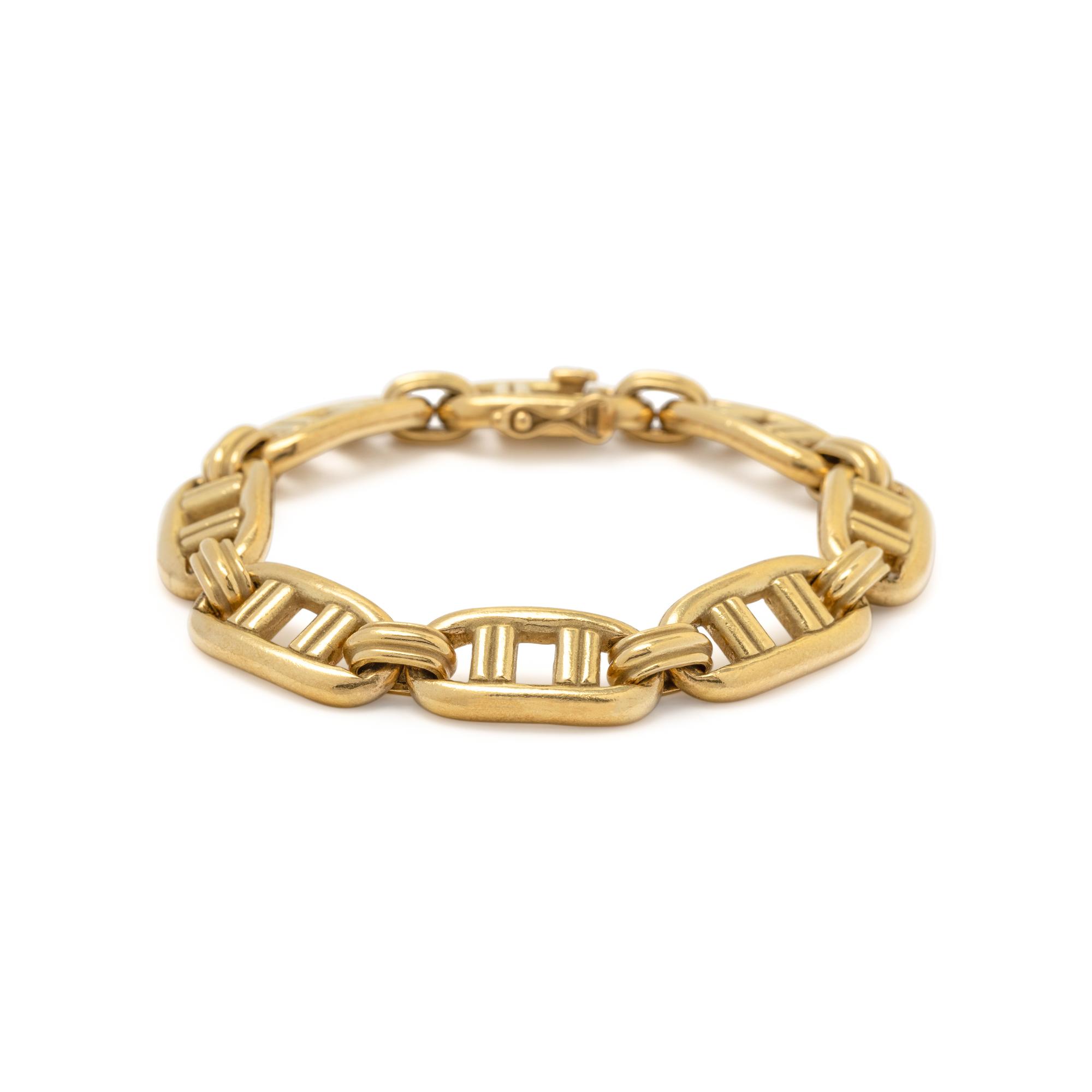 KIESELSTEIN-CORD, YELLOW GOLD BRACELET