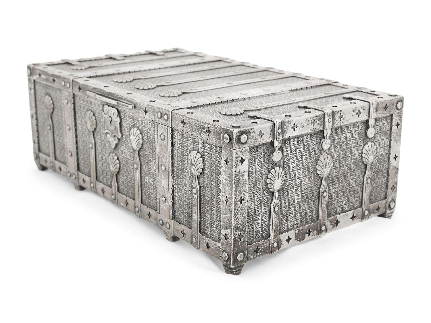 A Tiffany and Co. Silver Humidor
