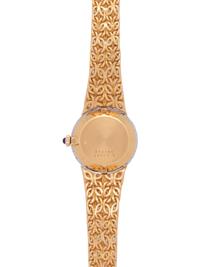 BAUME & MERCIER, 18K YELLOW GOLD AND DIAMOND WRISTWATCH