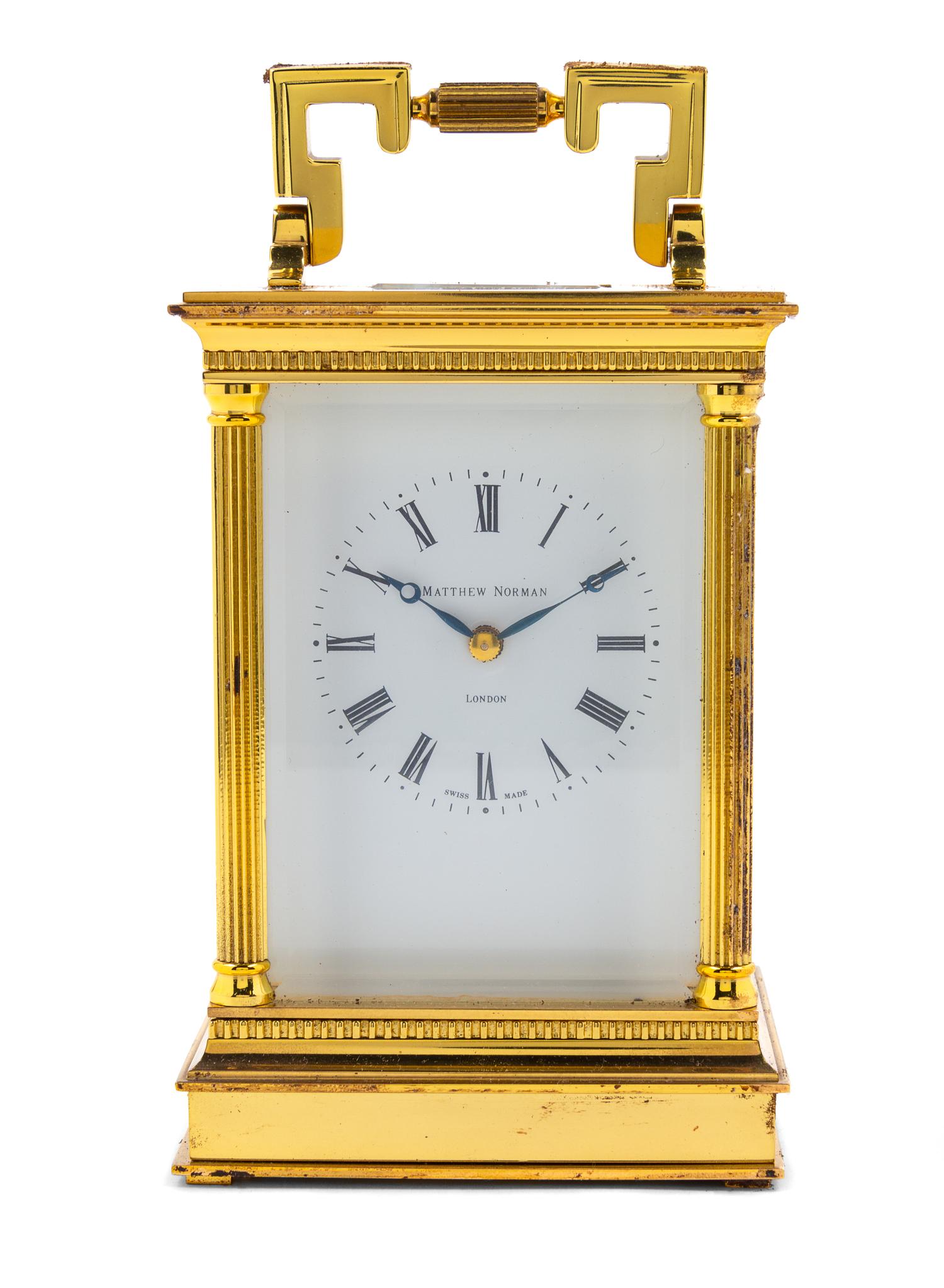 A Brass Carriage Clock, Matthew Norman