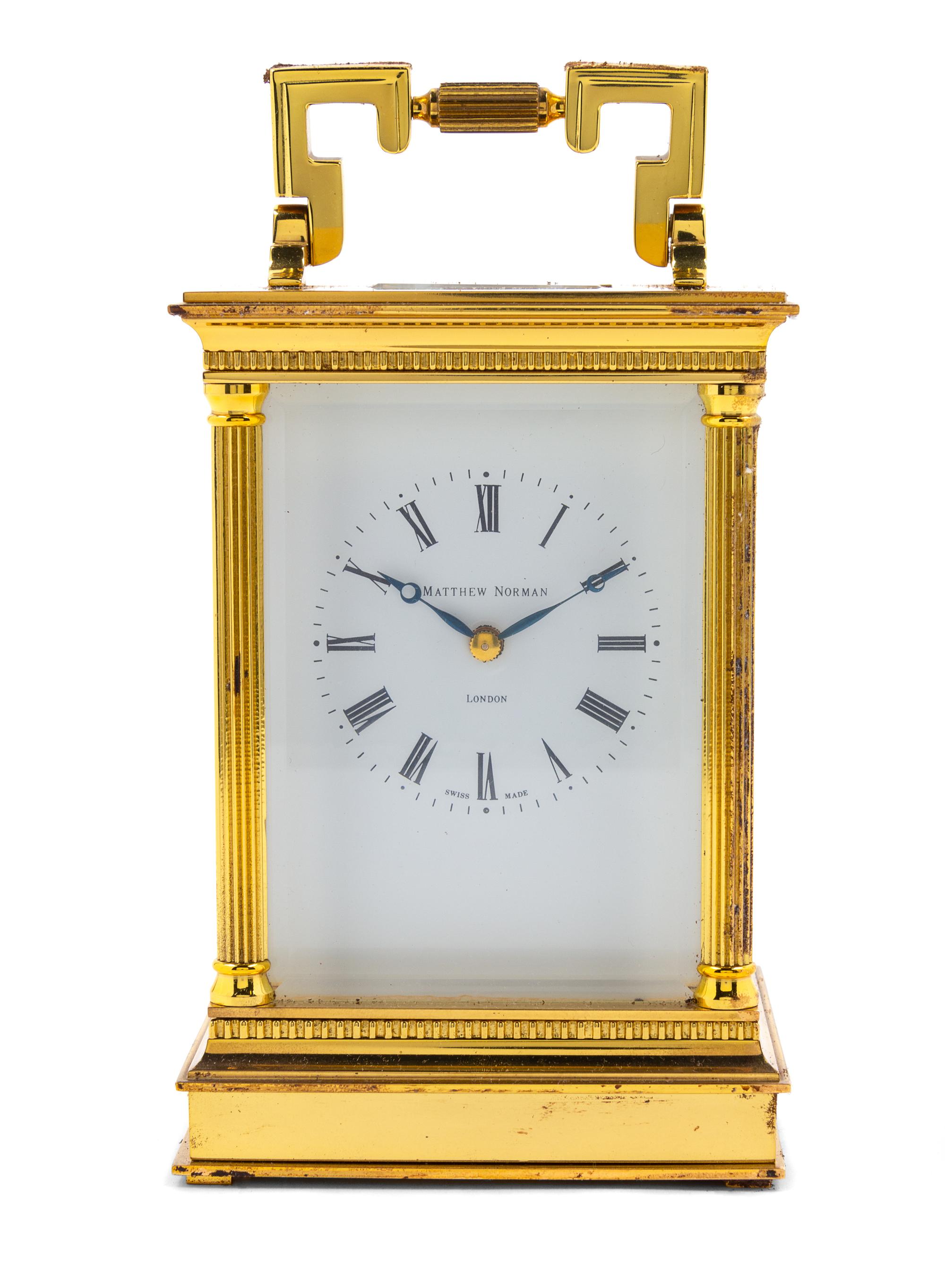 A Brass Carriage Clock, Matthew Norman