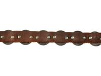 Plains Child's German Silver Concha Belt and Drop
