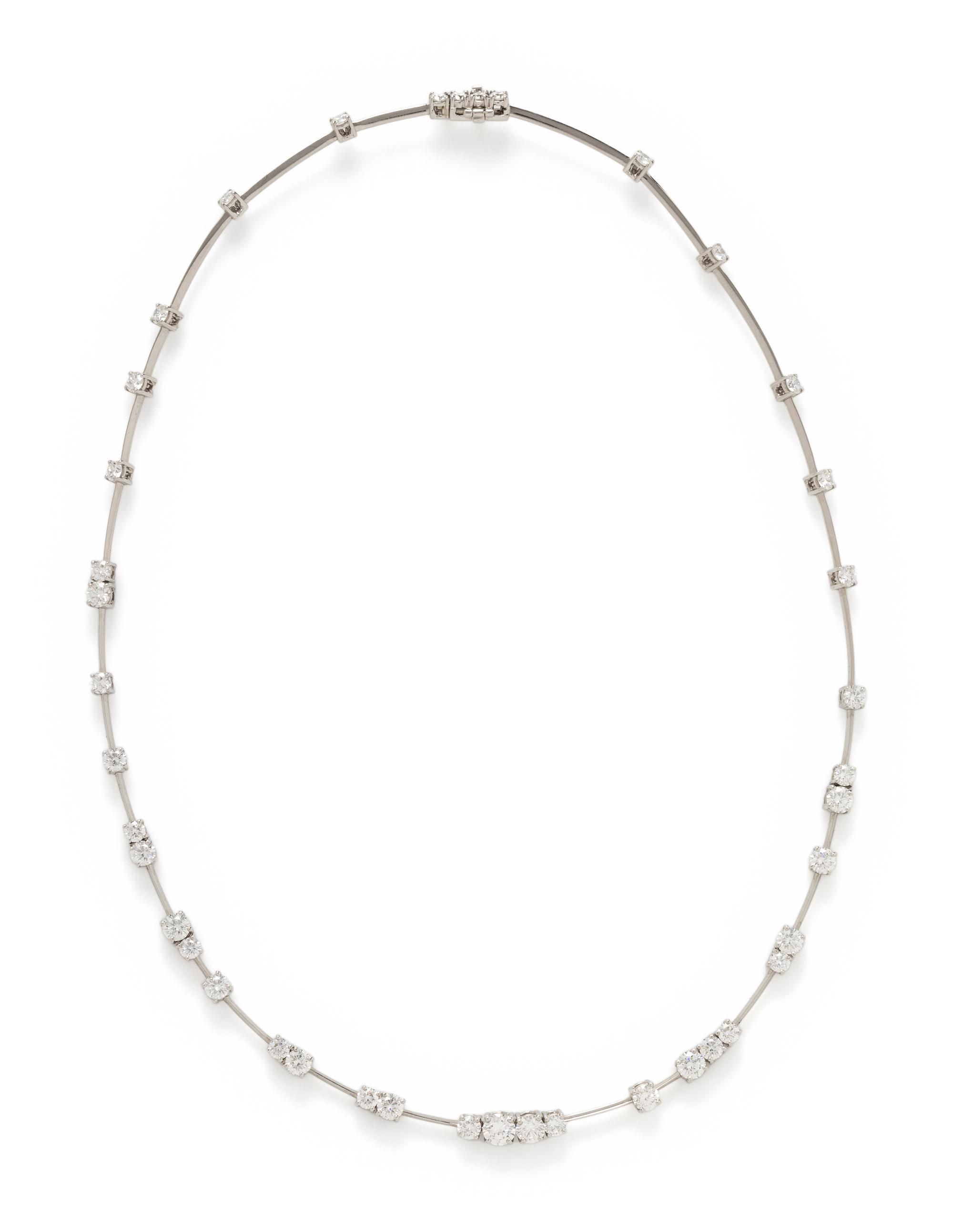 SUNA, PLATINUM AND DIAMOND 'STARRY NIGHT ASTRA' NECKLACE