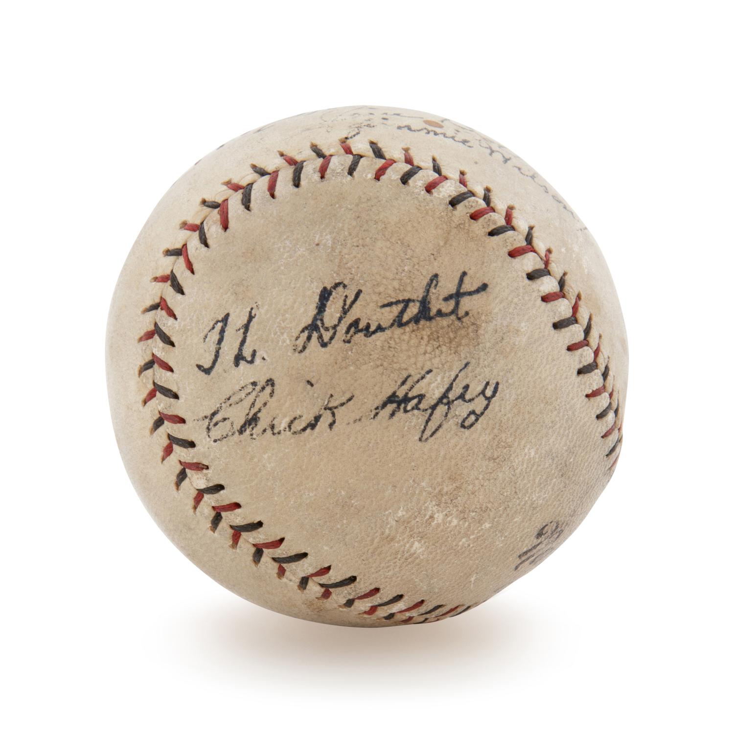 A 1930s St. Louis Cardinals Signed Baseball (Frank Frisch, Chick Hafey, Jim Bottomley)