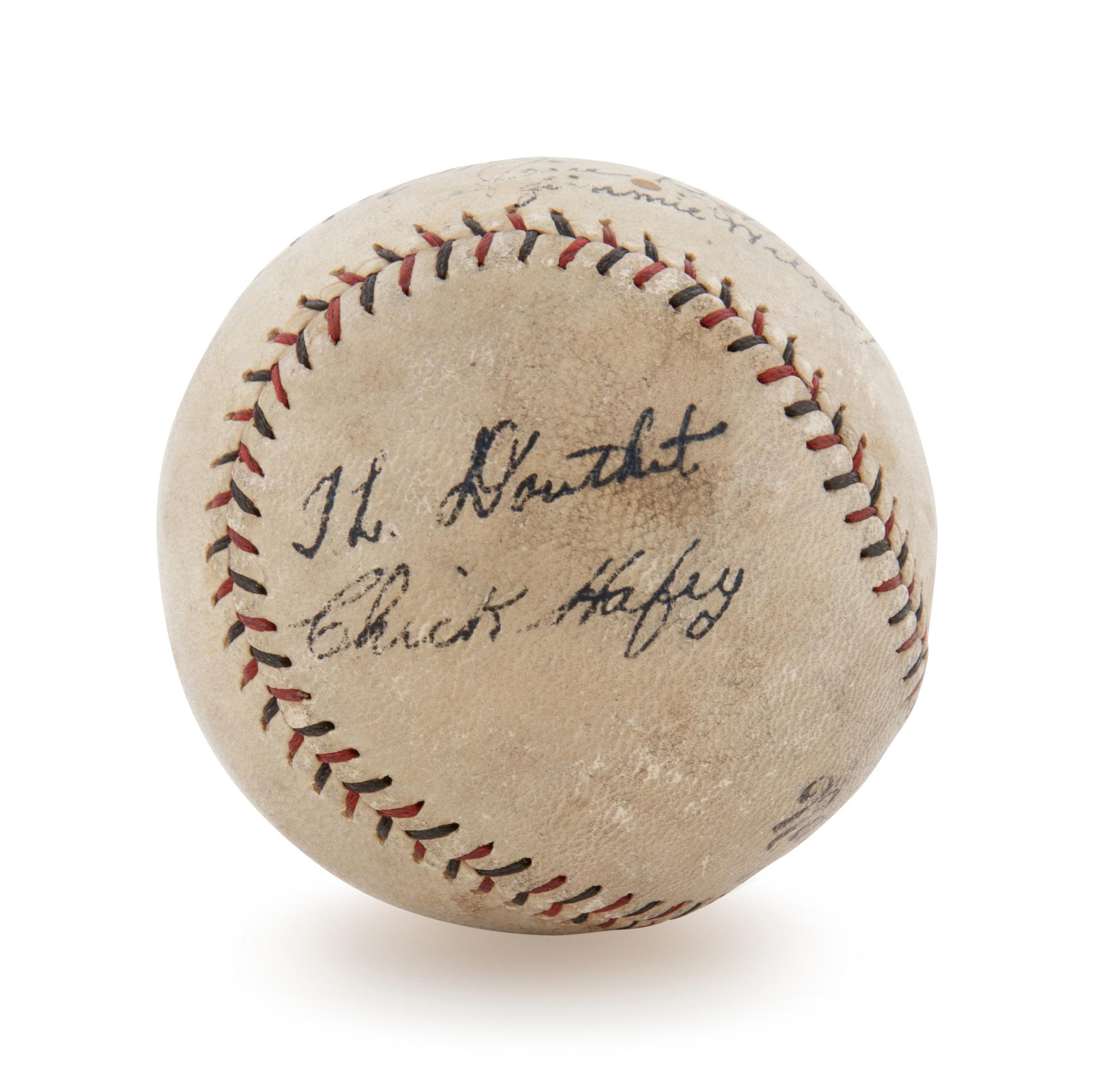 A 1930s St. Louis Cardinals Signed Baseball (Frank Frisch, Chick Hafey, Jim Bottomley)