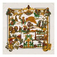 Hermès, Five Silk Scarves 90