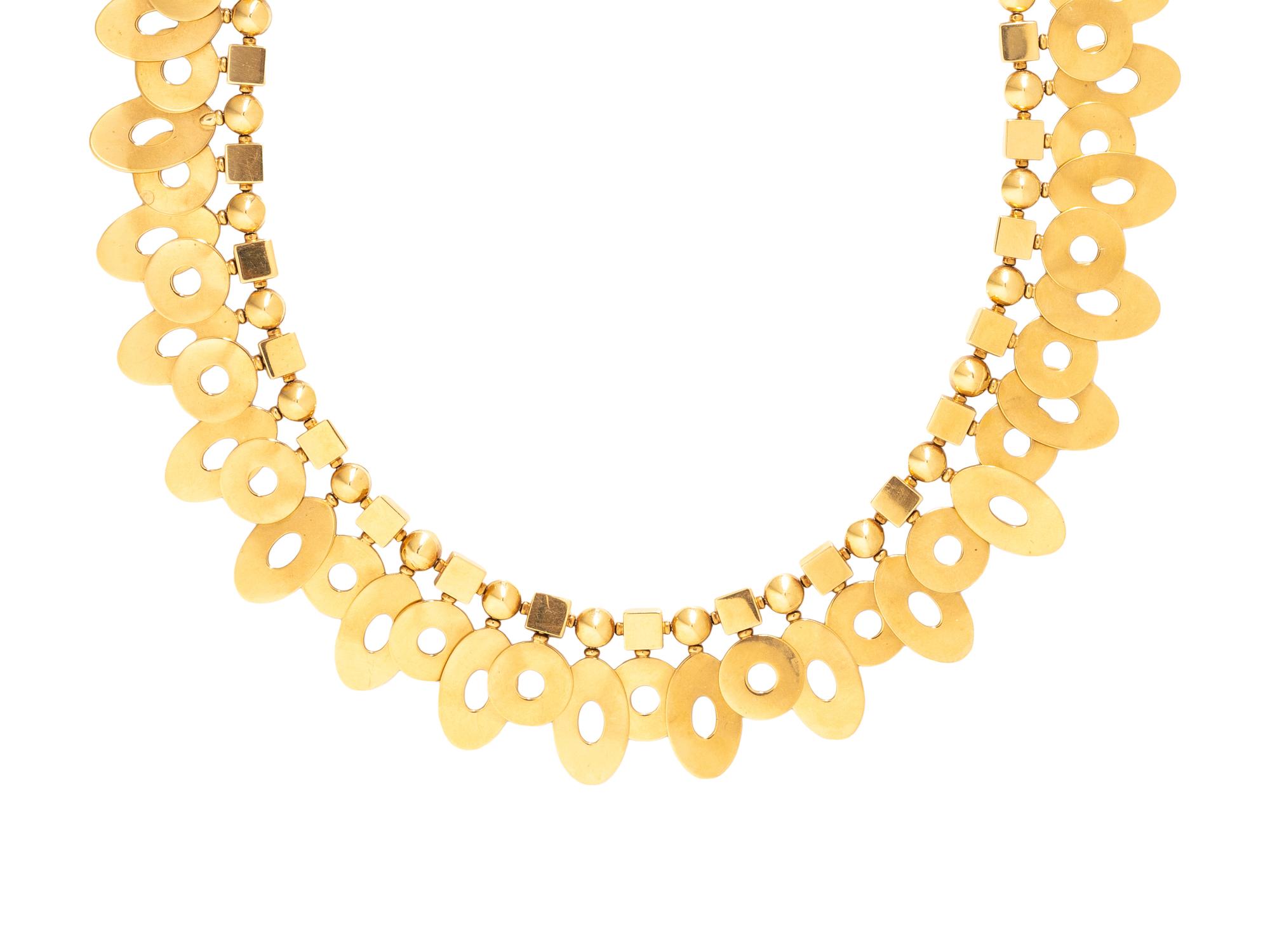 BULGARI, YELLOW GOLD 'LUCEA' NECKLACE