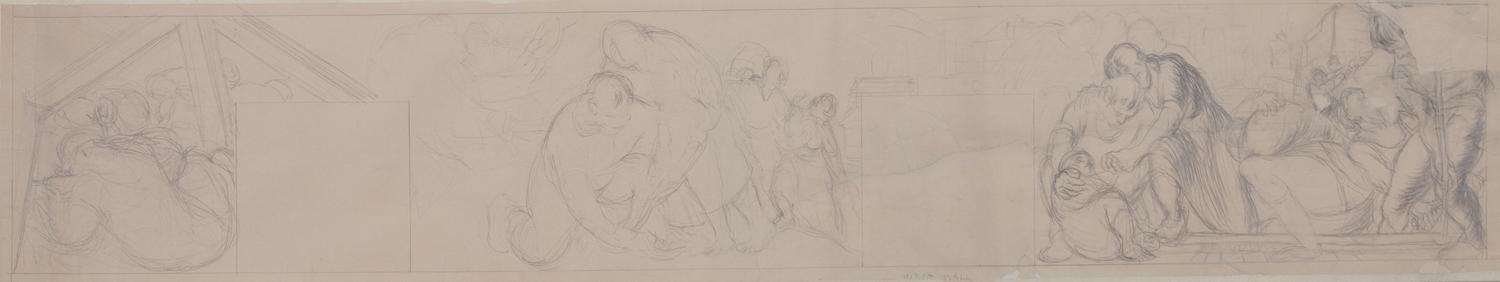 Anatol Shulkin, (Russian/American, 1899-1961) — Three Works; Mural Studies