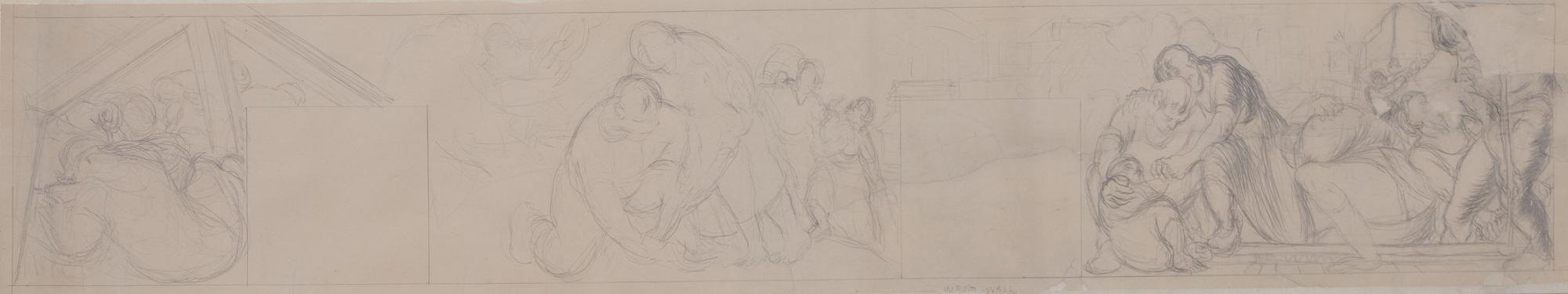 Anatol Shulkin, (Russian/American, 1899-1961) — Three Works; Mural Studies