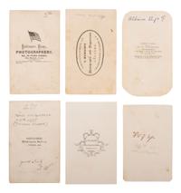[MILITARIA]. 26 photographs, incl. CDVs of Civil War officers and enlisted men, some identified.