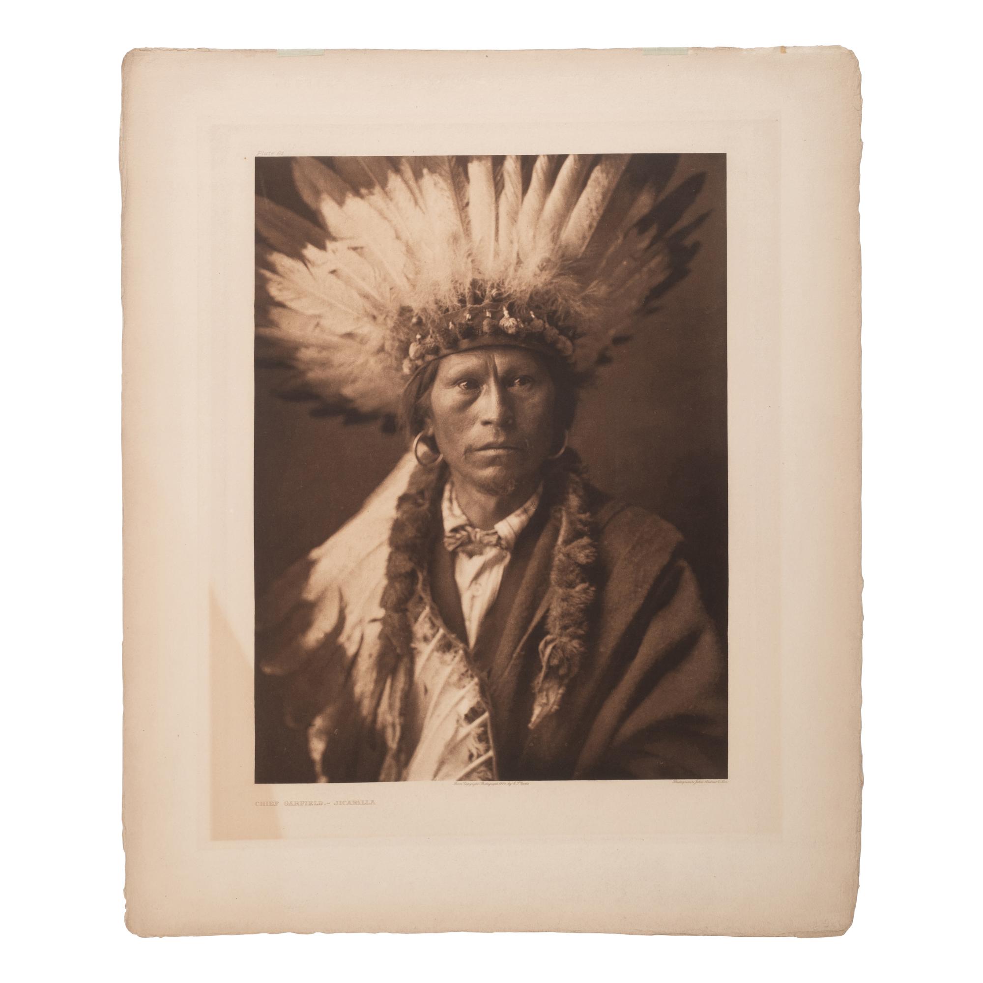 Chief Garfield - Jicarill a, Plate 21