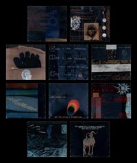 Opal Gospel (complete set of ten screenprints in colors on movable acrylic panels with the original Lucite base and screenprinted stainless steel cover), 1971