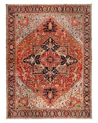 A Heriz Wool Rug