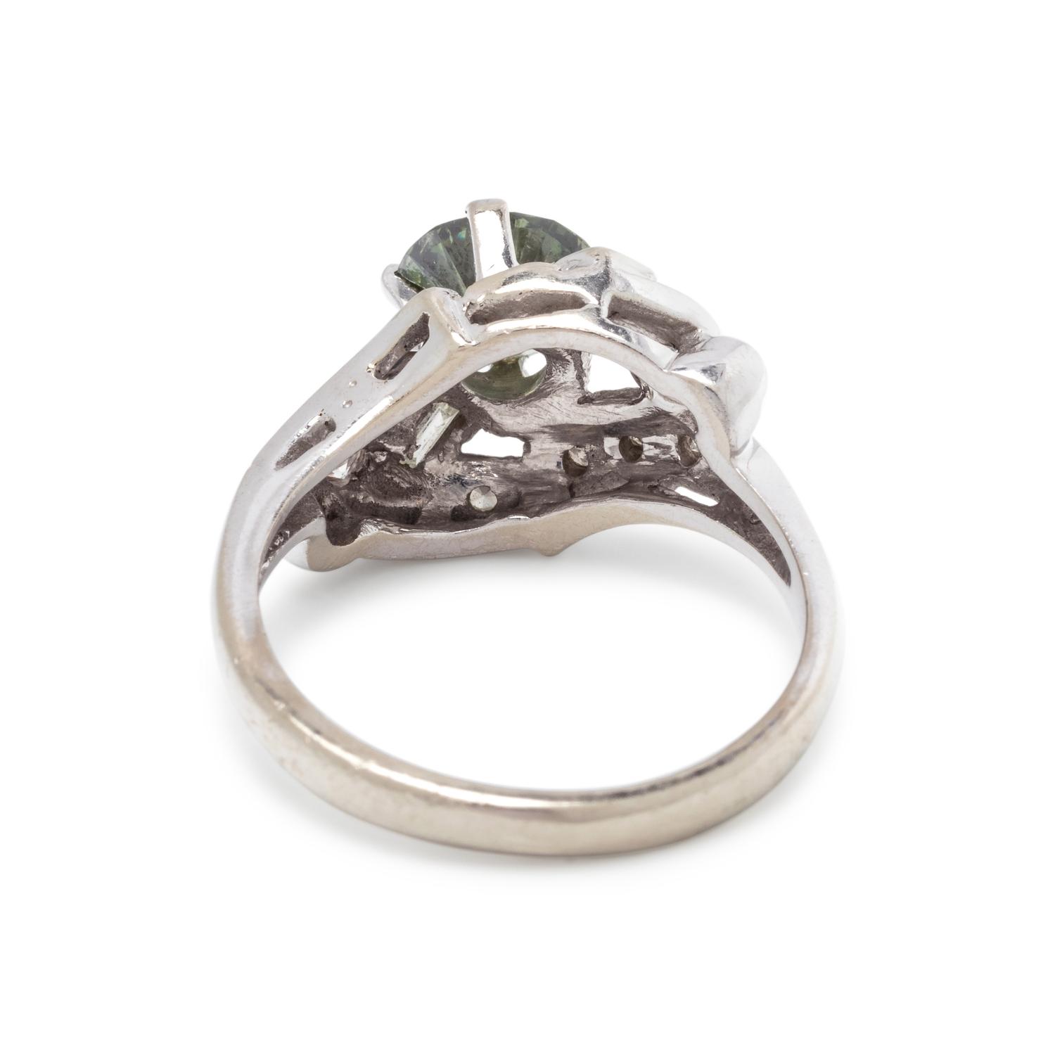 IRRADIATED COLORED DIAMOND AND DIAMOND RING